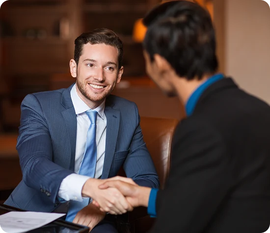 QSS Technosoft client partnership handshake