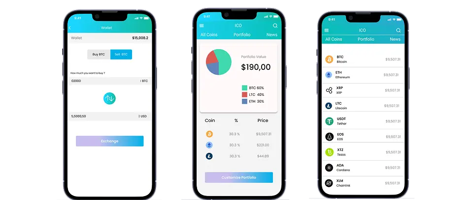 Online ICO (Initial Coin Offering) Marketplace for crowdfunding