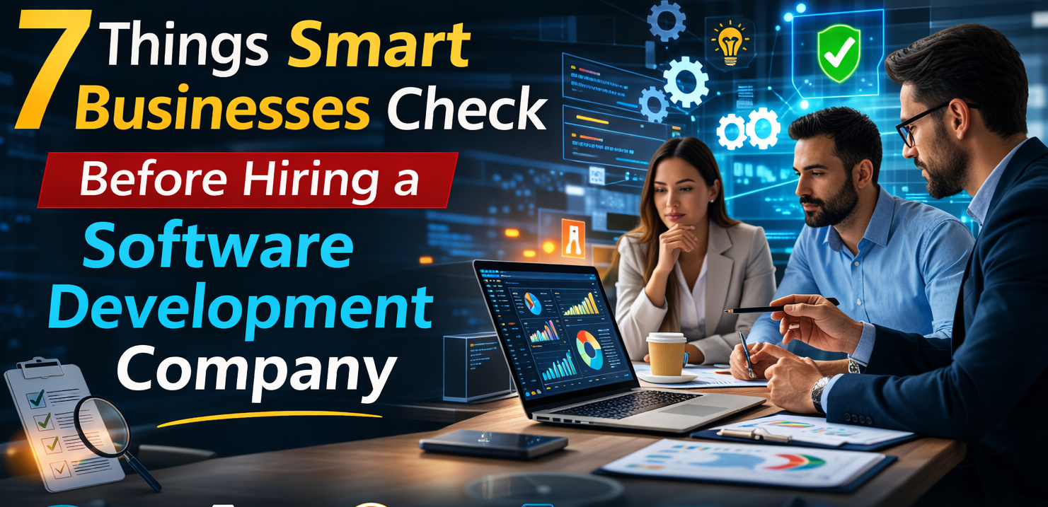7 Things Smart Businesses Check Before Hiring a Software Development Company