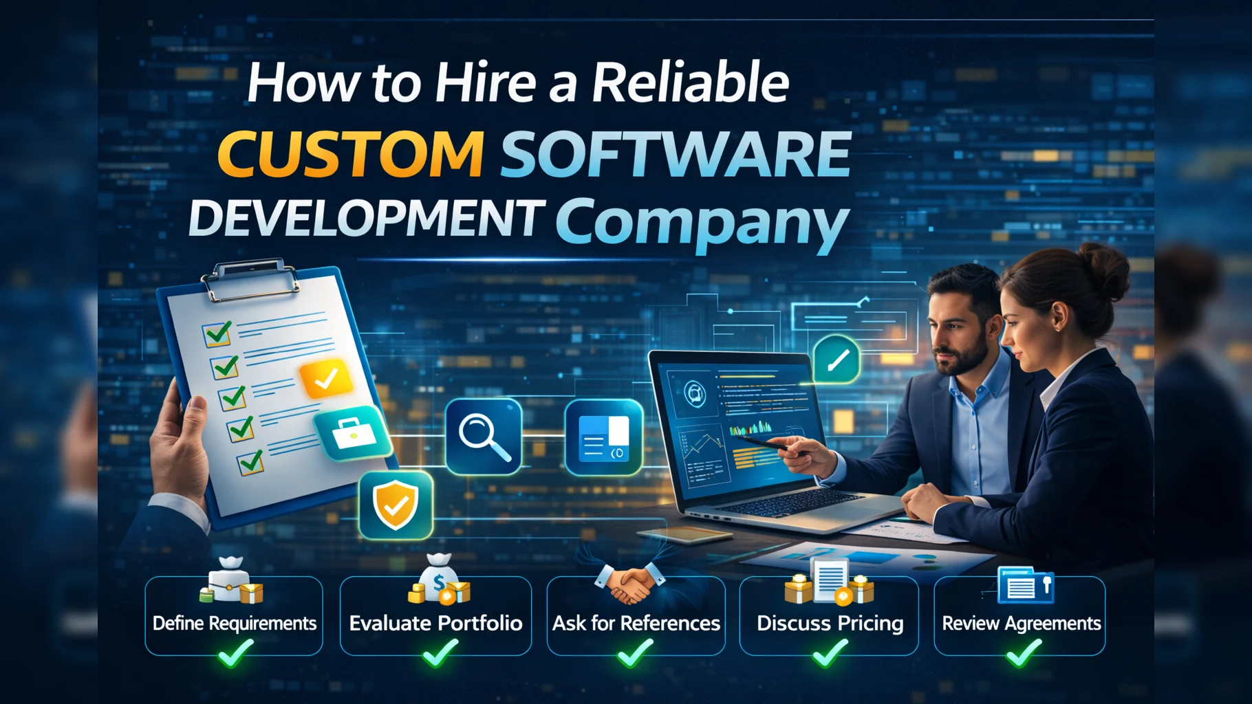 How to Hire a Reliable Custom Software Development Company: 7 Things Smart Businesses Check First